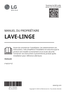 Mode d’emploi LG F14R76PLST Lave-linge