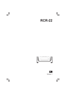 Handleiding Sangean RCR22 Wekkerradio