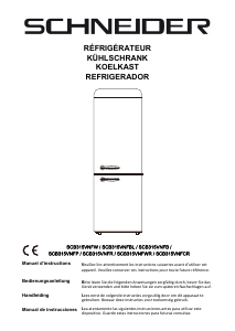 Handleiding Schneider SCB315VNFWR Koel-vries combinatie