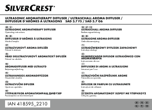 Priročnik SilverCrest IAN 418595 Razpršilnik dišav