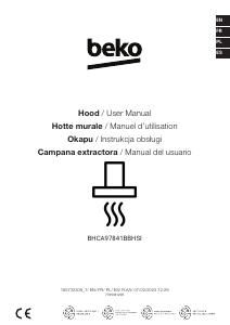 Manual BEKO BHCA97841BBHSI Cooker Hood