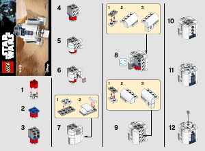 Priručnik Lego set 30611 Star Wars R2-D2