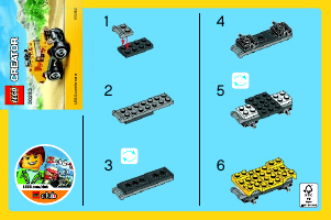 Mode d’emploi Lego set 30283 Creator Hors route