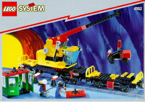 Manual Lego set 4552 Trains Cargo crane