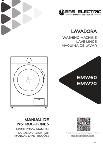 Manual EAS Electric EMW70 Máquina de lavar roupa