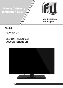 Handleiding F&U FLA5021UH LED televisie