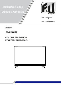 Handleiding F&U FLS32229 LED televisie