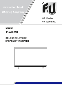 Handleiding F&U FLA4021H LED televisie