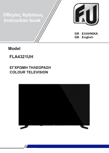 Handleiding F&U FLA4321UH LED televisie