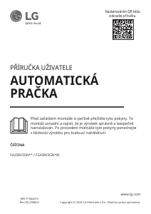 Manuál LG FA2S8V3GN6W Pračka