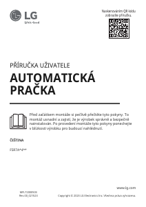 Manuál LG FSR7A14WC Pračka