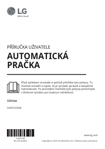 Manuál LG FA49T2VS6W Pračka