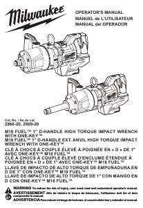 Manual Milwaukee 2868-22HD Impact Wrench