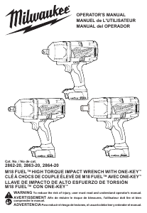Manual Milwaukee 2863-22R Impact Wrench