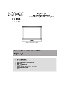 Käyttöohje Denver TFD-1906 Nestekidetelevisio