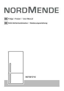 Handleiding Nordmende RETNF371C Koel-vries combinatie