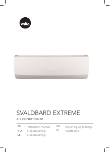Manual Wilfa Svalbard Extreme Air Conditioner