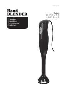Käyttöohje Clas Ohlson HB72A00 Sauvasekoitin