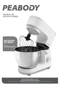 Manual de uso Peabody PE-BM102S Batidora de pie