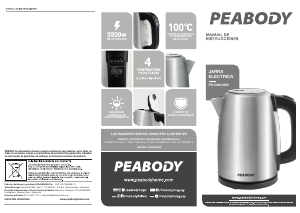 Manual de uso Peabody PE-DKA1850 Hervidor