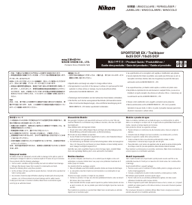 Manuale Nikon Trailblazer 10x25 DCF Binocolo