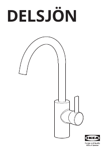 Bedienungsanleitung IKEA DELSJON Wasserhahn