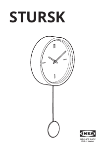 Instrukcja IKEA STURSK Zegar