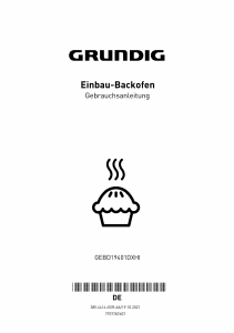 Bedienungsanleitung Grundig GEBD 19401 DXHI Backofen