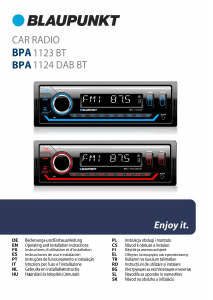 Manual de uso Blaupunkt BPA 1123 BT Radio para coche