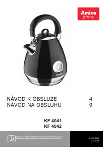 Návod Amica KF 4041 Kanvica