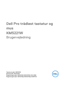 Brugsanvisning Dell KM5221W Tastatur