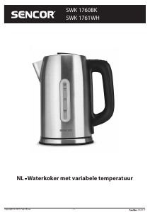 Handleiding Sencor SWK 1761WH Waterkoker