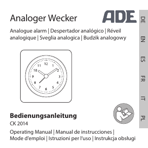 Instrukcja ADE CK 2014 Budzik