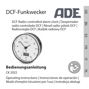 Instrukcja ADE CK 2022 Budzik