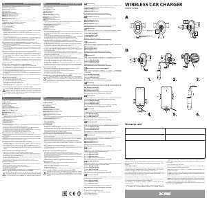 Manual Acme CH304 Incărcător auto