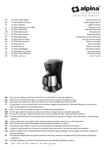 Bruksanvisning Alpina SF-3920 Kaffebryggare