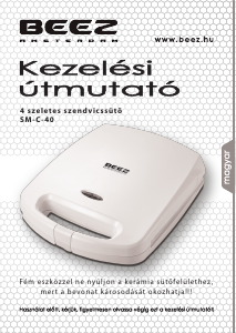 Használati útmutató Beez SM-C-40 Kontaktgrill