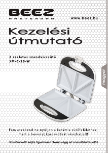 Használati útmutató Beez SM-C-20-W Kontaktgrill