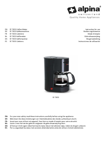 Manual Alpina SF-7653 Coffee Machine