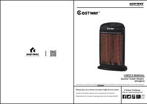 Manual Costway EP22618A Heater