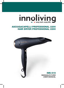 Manual Innoliving INN-619 Hair Dryer