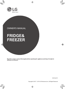 Manual LG GC-L247SLUV Fridge-Freezer