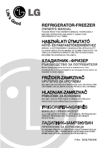 Használati útmutató LG GR-U212S Hűtő és fagyasztó