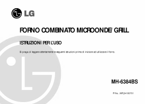 Manuale LG MH-6384BS Microonde