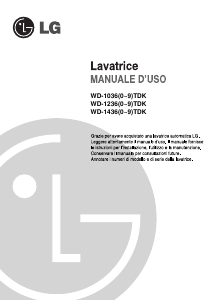 Manuale LG WD-10363TDK Lavatrice