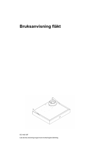 Bruksanvisning Silverline SC1160-60 HV SIF Köksfläkt