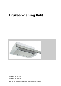 Bruksanvisning Silverline SC1153 CV RF FREJ Köksfläkt
