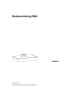 Bruksanvisning Silverline SC1163 FRIGG Köksfläkt