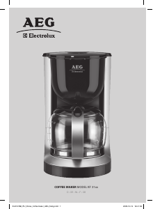 Εγχειρίδιο AEG KF3110 Μηχανή καφέ