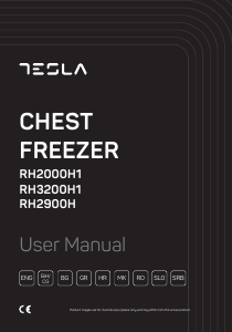 Priročnik Tesla RH2900H Zamrzovalnik